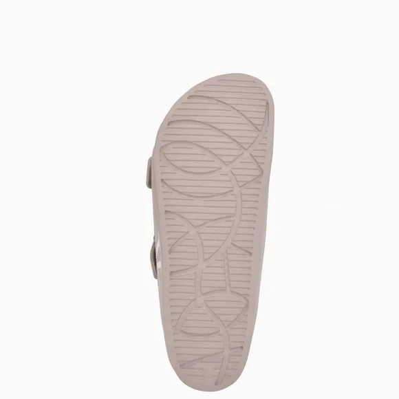 Calvin Klein Unisex Monogram Dual Strap Slide Sandals - Picture 4 of 4